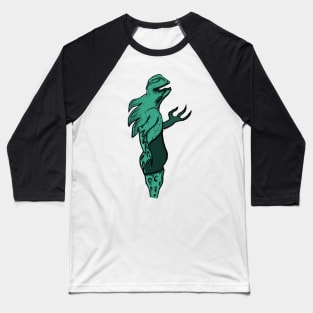 Chameleon Girl Baseball T-Shirt